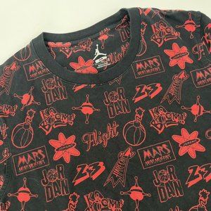Jordan Flight Space Jam Medium Mars Mini All-Over Print T-Shirt 23 Ka-boom
